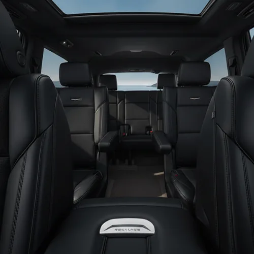 Cadillac Escalade ESV interior with captain chairs