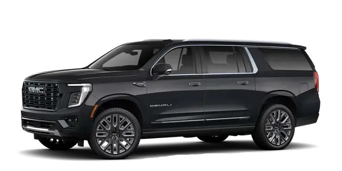 black GMC Yukon Denali SUV profile