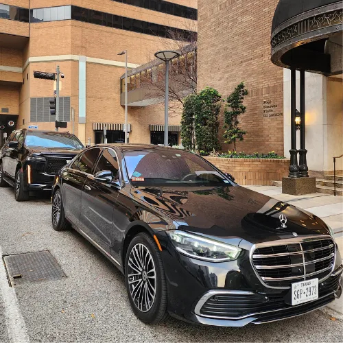 Black Mercedes-Benz S-Class sedan from the Pro Ride Limo fleet